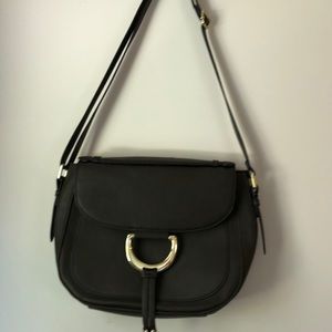 London Fog dark khaki green shoulder bag